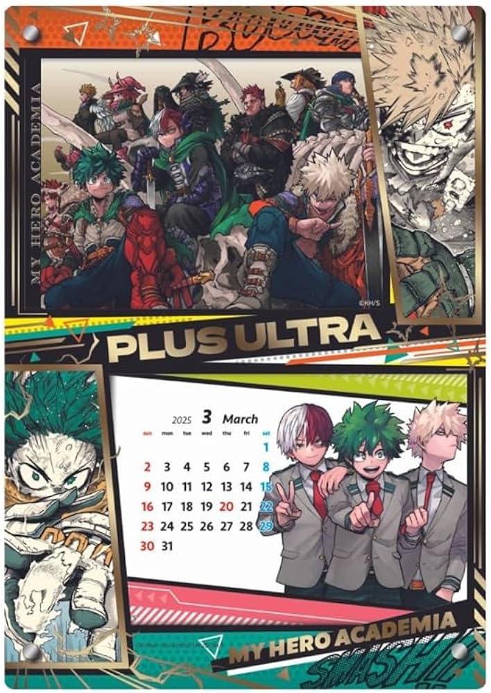 Amazon | 『僕のヒーローアカデミア』コミックカレンダー2025